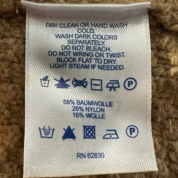 Lands End Knit Sweater Men Sz XL Mockneck Old Money Quiet Luxury Preppy Academia - Picture 10 of 11